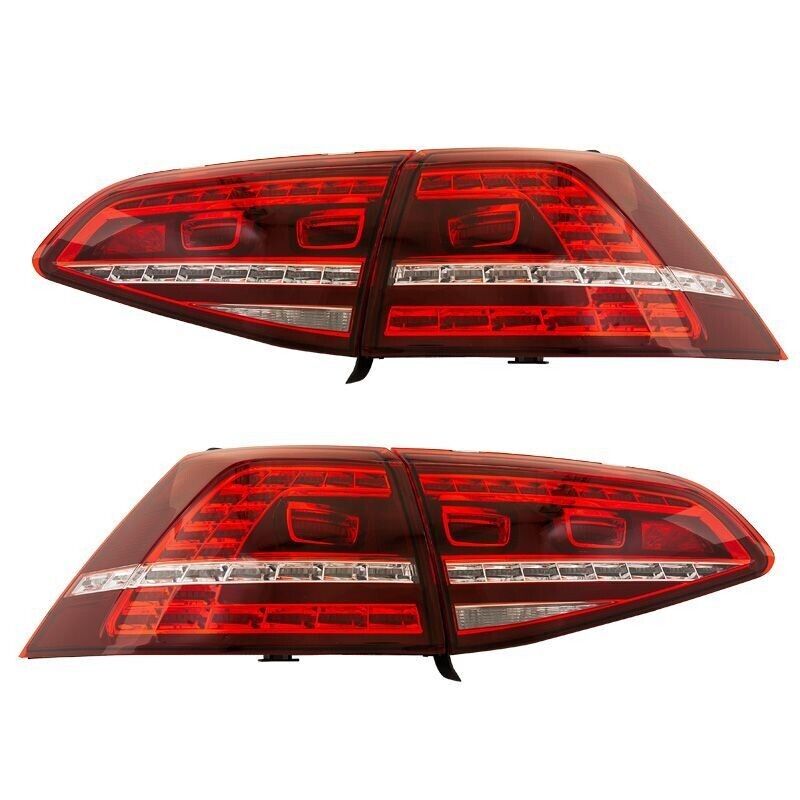AS Set LED DRL Lightbar Rear Lights Tail Lamps VW Golf VII 7 MK7 12-17 Dynamic GTi Look LHD