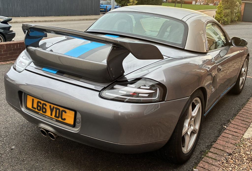 DS Porsche 986 Boxster 96-04 GTS Rear Wing Boot Tail Spoiler GT3 GT4 Unpainted