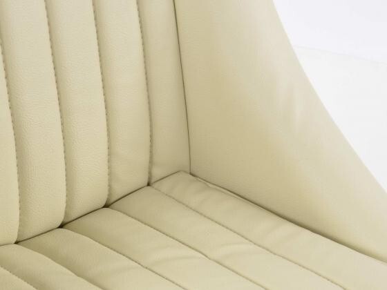FK Pair Classic Retro Kit Car Bucket Sports Seats - Beige Ivory Cream + slides