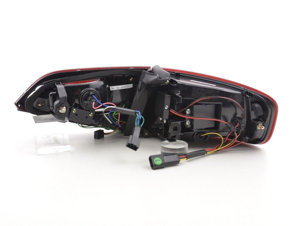 FK Set Audi A4 B8 8K 07-11 LED REAR Lights DRL Lightbar TAIL LIGHTS red smok LHD