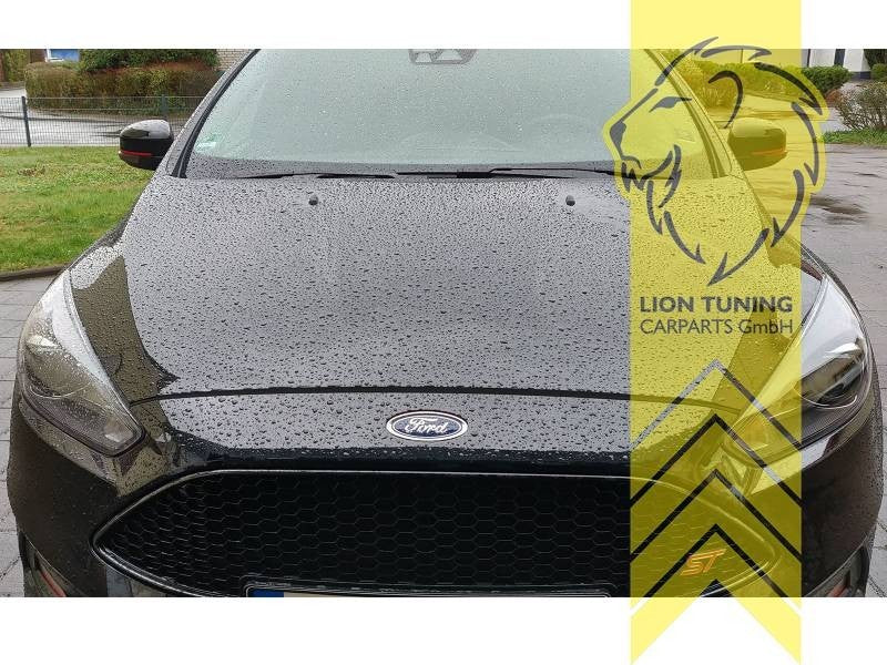 LT Pair LED DRL Lightbar Headlights Ford Focus 3 MK3 15-18 Facelift black LHD