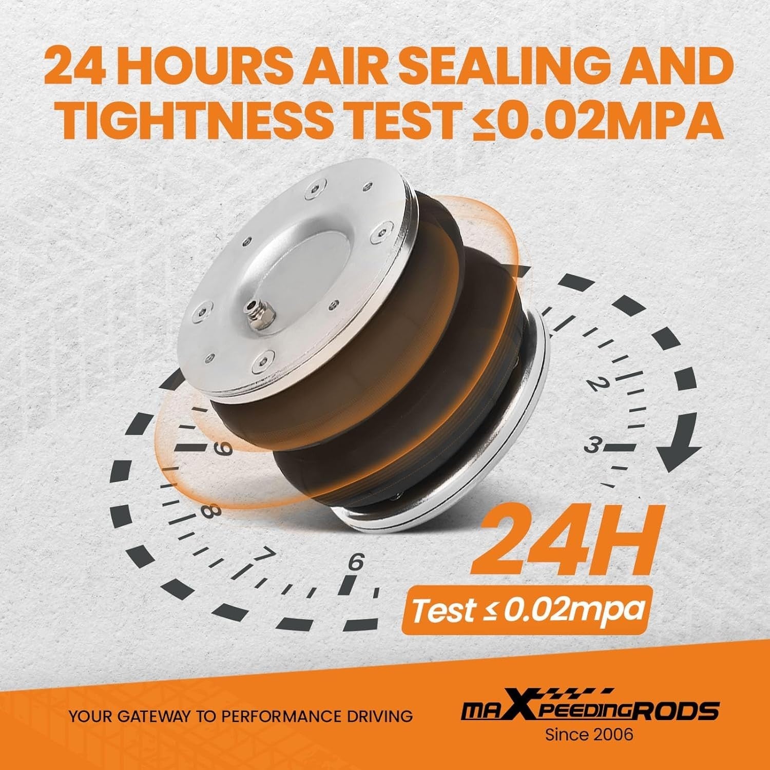 MXP Air Suspension Spring Bag + 12V Compressor Kit Ford Transit 01-20 Twin RWD