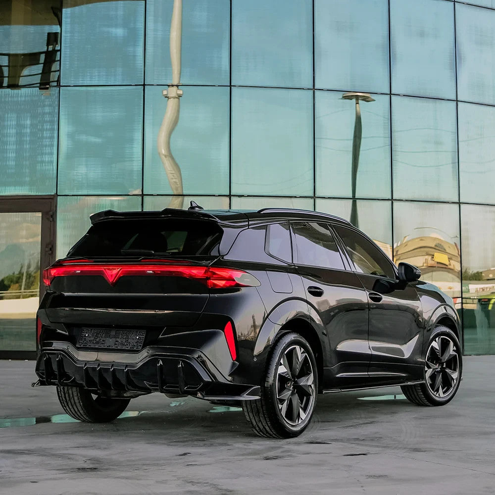 OW  Rear Bumper Diffuser Splitter Styling CUPRA Terramar Mk1 25+ ABS Gloss Black