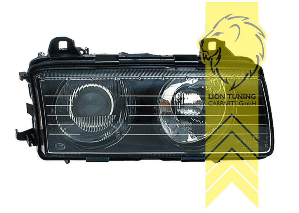 LT Headlights BMW E36 Limo Touring Coupe Cabrio DE Lense RHD LHD Universal