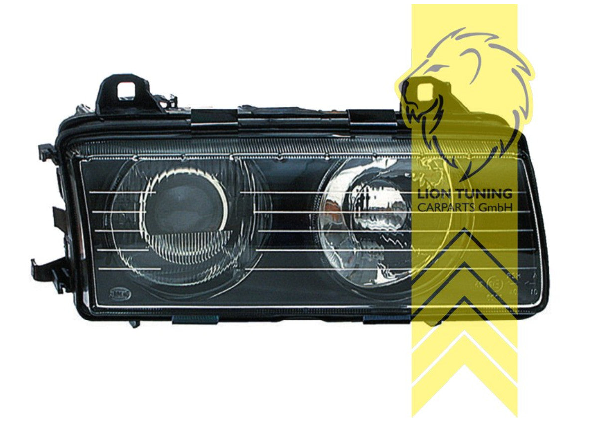LT Headlights BMW E36 Limo Touring Coupe Cabrio DE Lense RHD LHD Universal