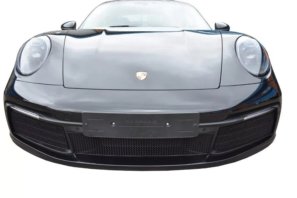 ZUNSPORT Black Stainless Porsche Carrera 992 911 C2 C2S C4 C4S Full Grille Set