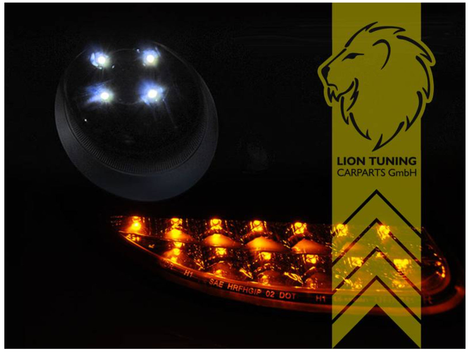 LT Pair LED Headlights Lightbar DRL Porsche 911 996 Boxster 986 Spyder 96-06 LHD