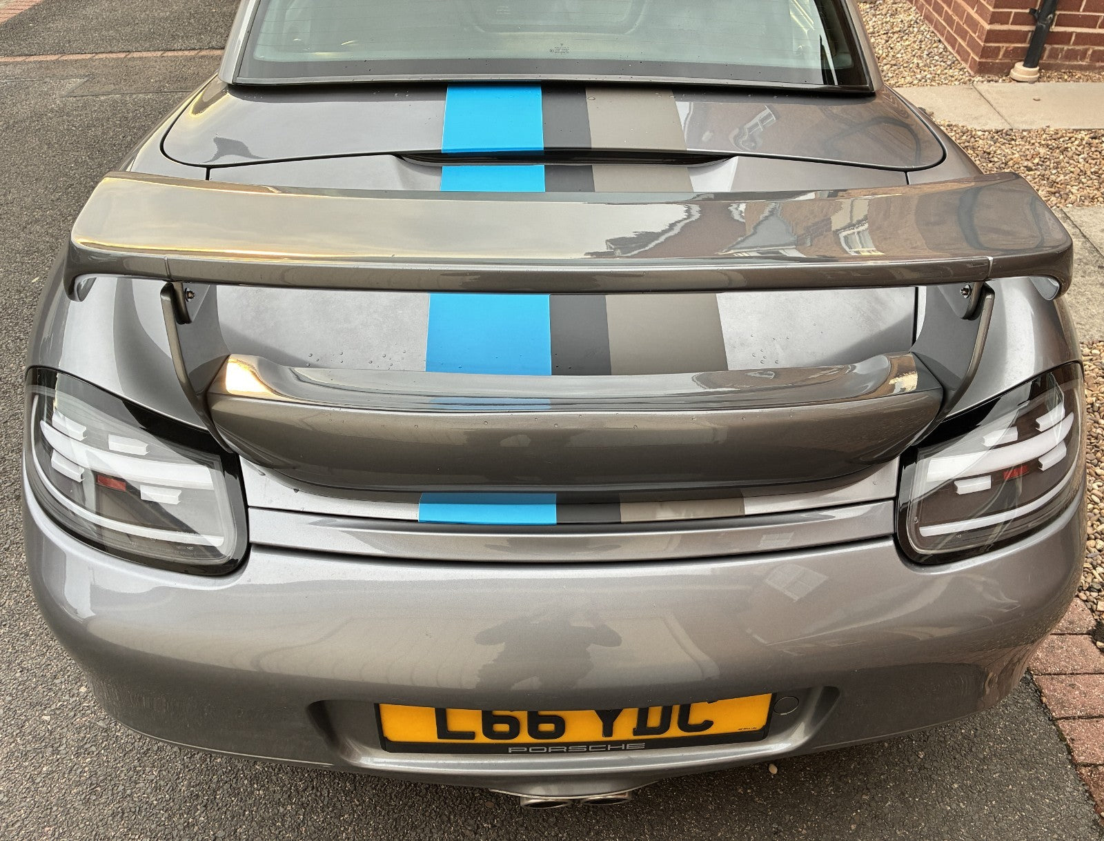 DS Porsche 986 Boxster 96-04 GTS Rear Wing Boot Tail Spoiler GT3 GT4 Unpainted