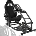 LUXE Driving Sim Racing Wheel Frame + Bucket Seat For Wheel & Pedals + Shifter