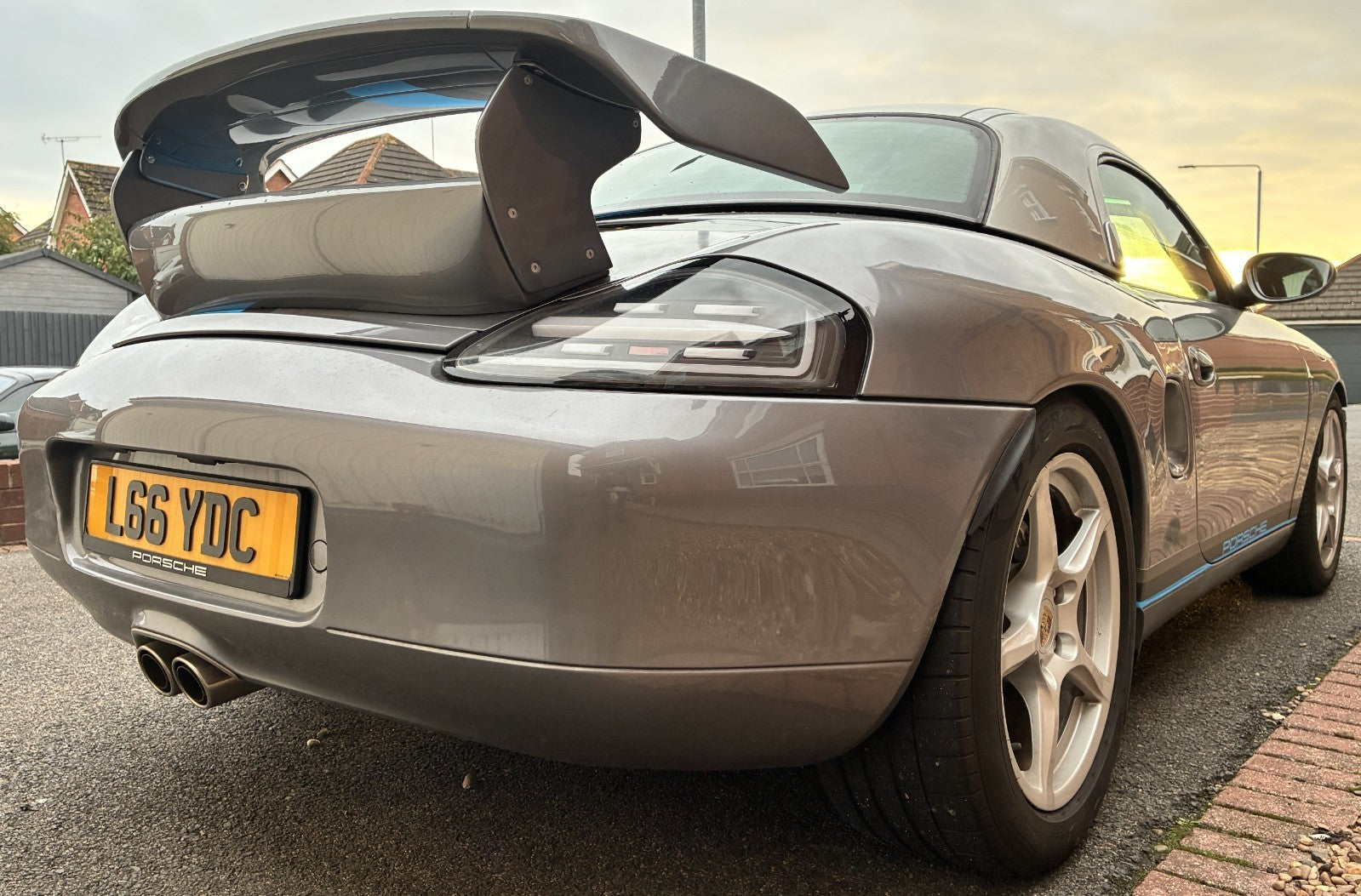 DS Porsche 986 Boxster 96-04 GTS Rear Wing Boot Tail Spoiler GT3 GT4 Unpainted