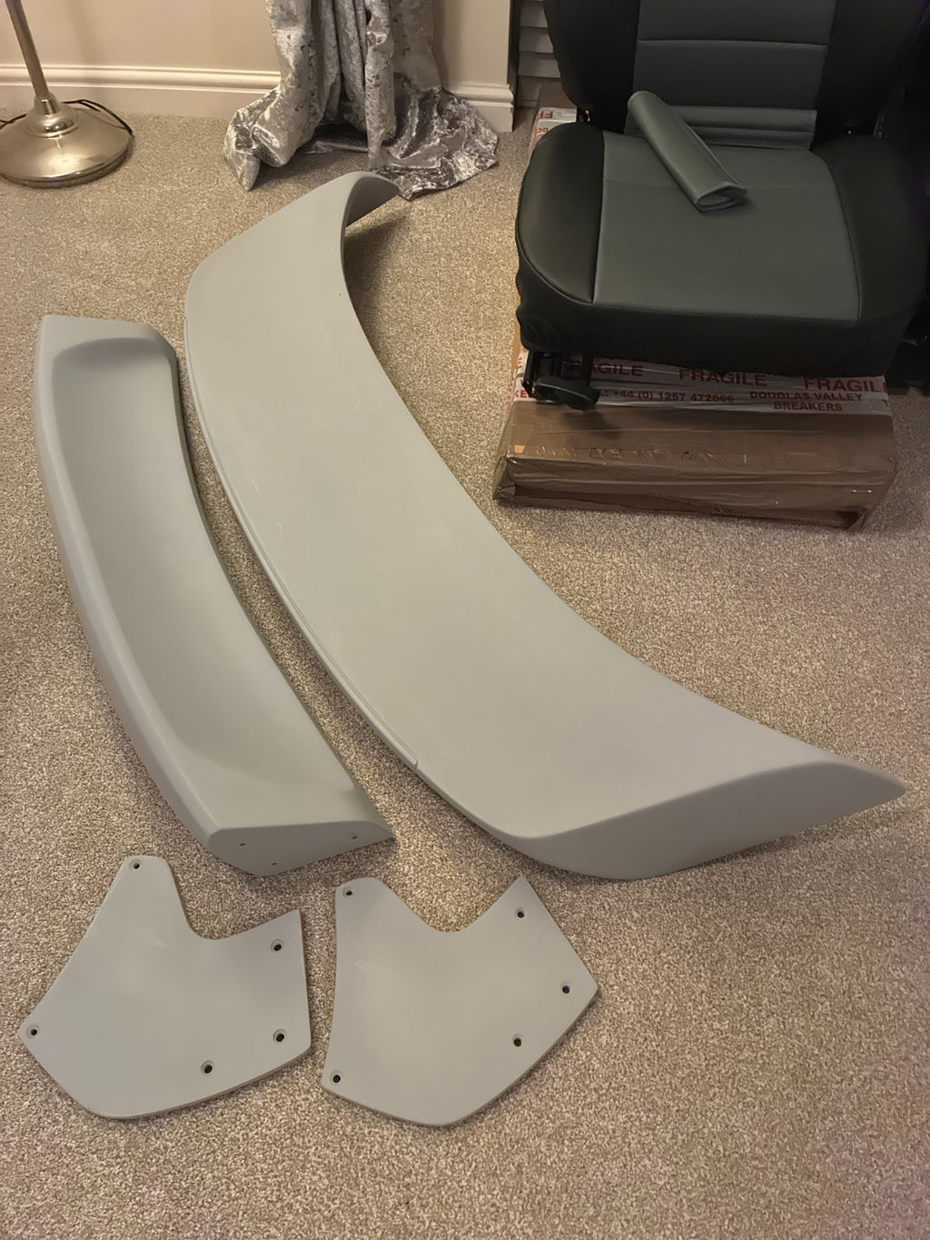 DS Porsche 986 Boxster 96-04 GTS Rear Wing Boot Tail Spoiler GT3 GT4 Unpainted