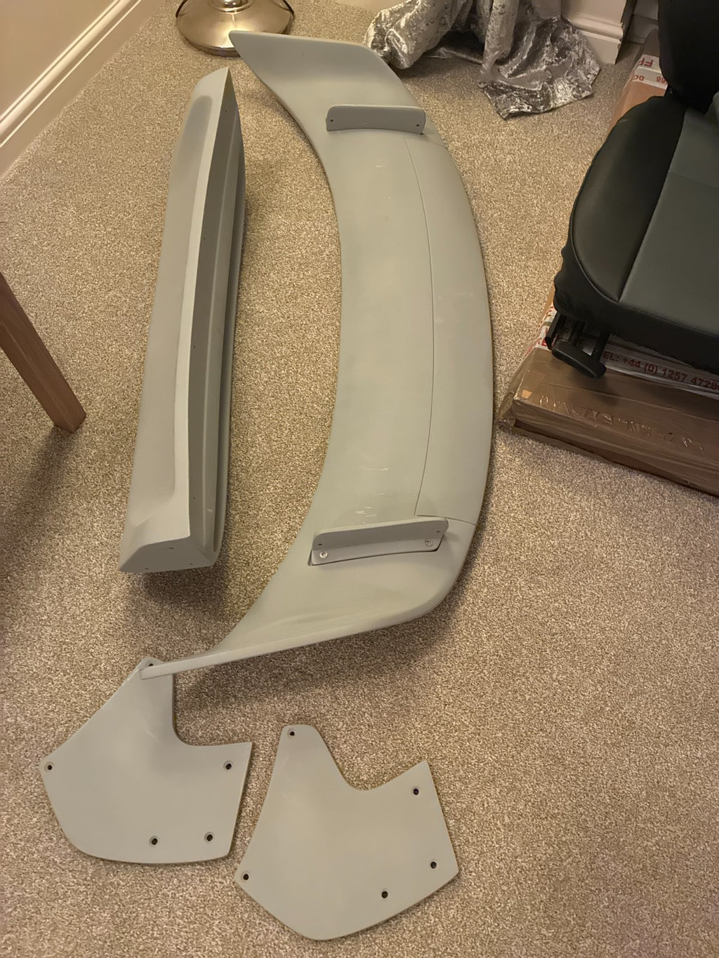 DS Porsche 986 Boxster 96-04 GTS Rear Wing Boot Tail Spoiler GT3 GT4 Unpainted