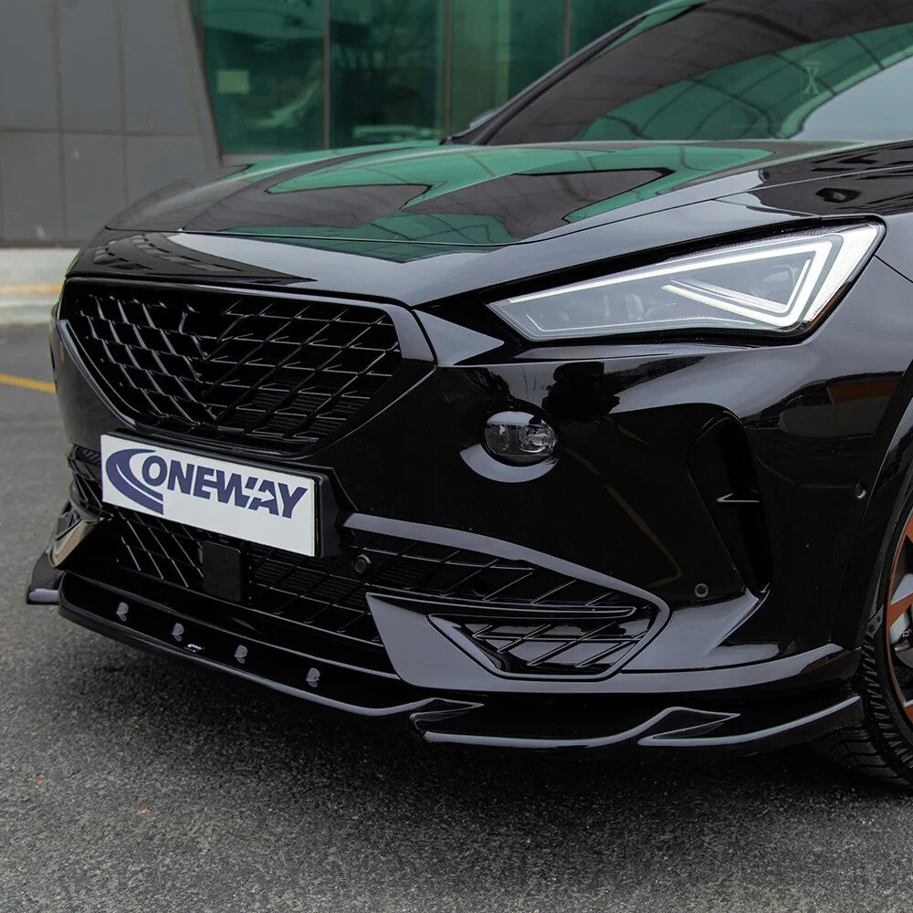 OW Front Bumper Splitter CUPRA Formentor 2020-2024 v3 ABS Gloss Black