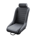 Simoni Racing VINTAGE Head Rest Classic Retro Universal x1 Bucket Seat + slides
