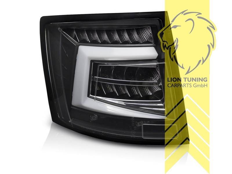 LT Pair LED Lightbar Rear Lights Skoda Octavia 3 5E 5E5 13-17 Combi black LHD