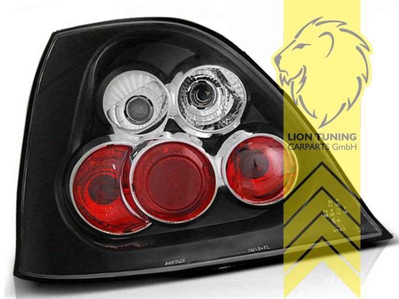 LTG Halogen Rear Lights Tail Lamps Rover 200 25 RF 95-00 black LHD