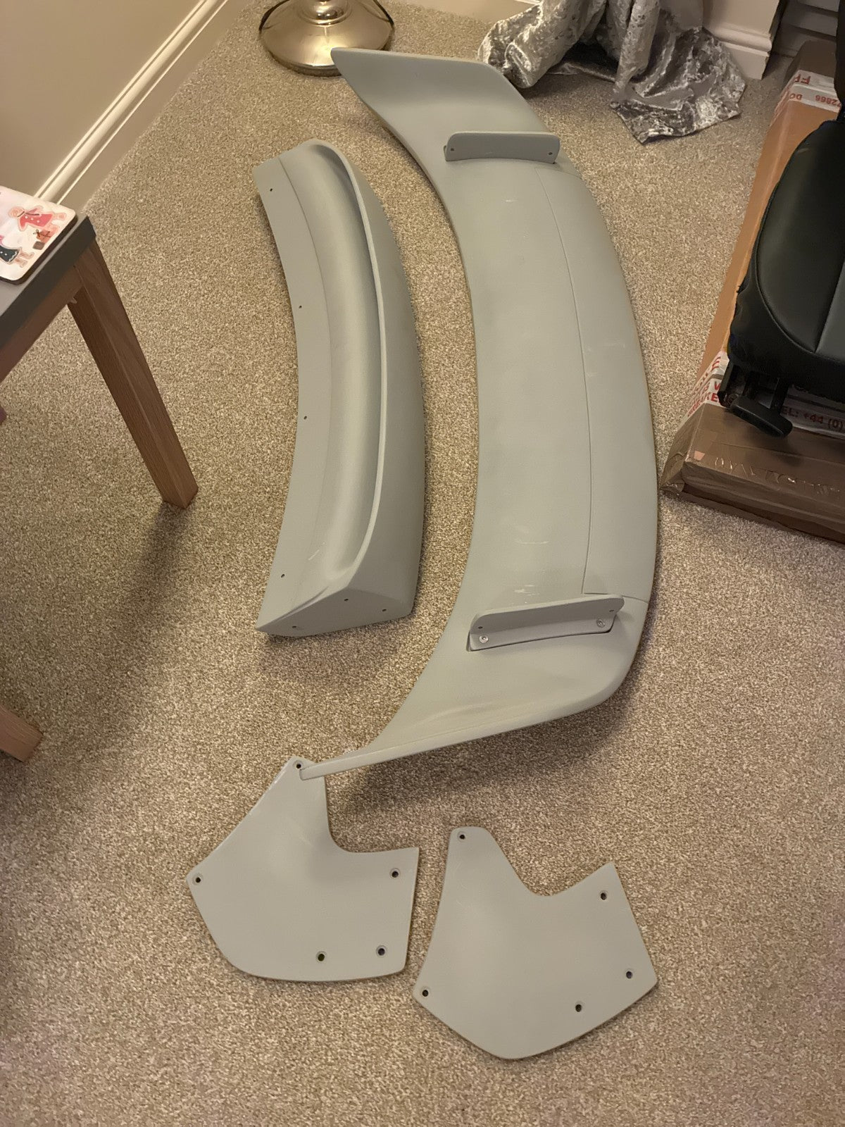 DS Porsche 986 Boxster 96-04 GTS Rear Wing Boot Tail Spoiler GT3 GT4 Unpainted