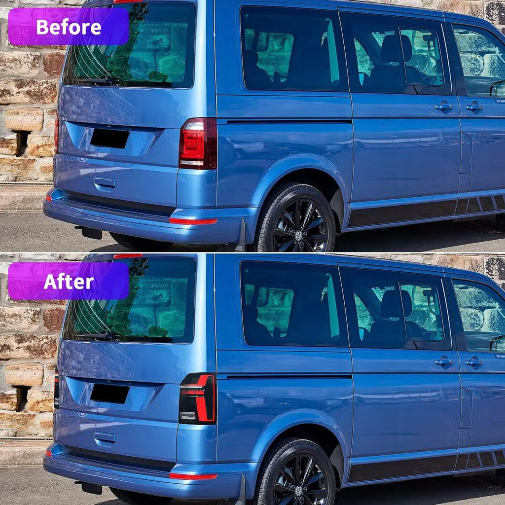 AC Pair Seq LED DRL Rear lights Tail VW Van Bus Carav Transporter T6 16-19