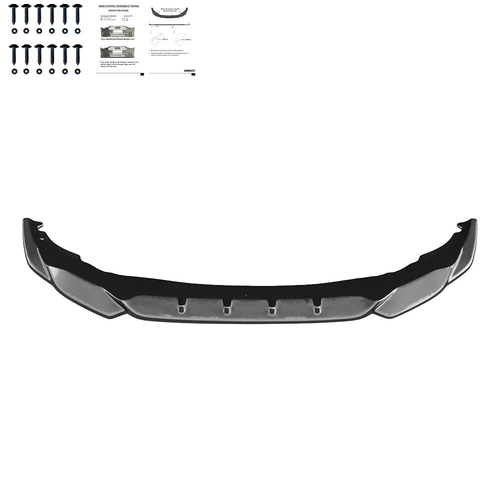 OW Front Bumper Splitter CUPRA Formentor 2020-2024 v3 ABS Gloss Black