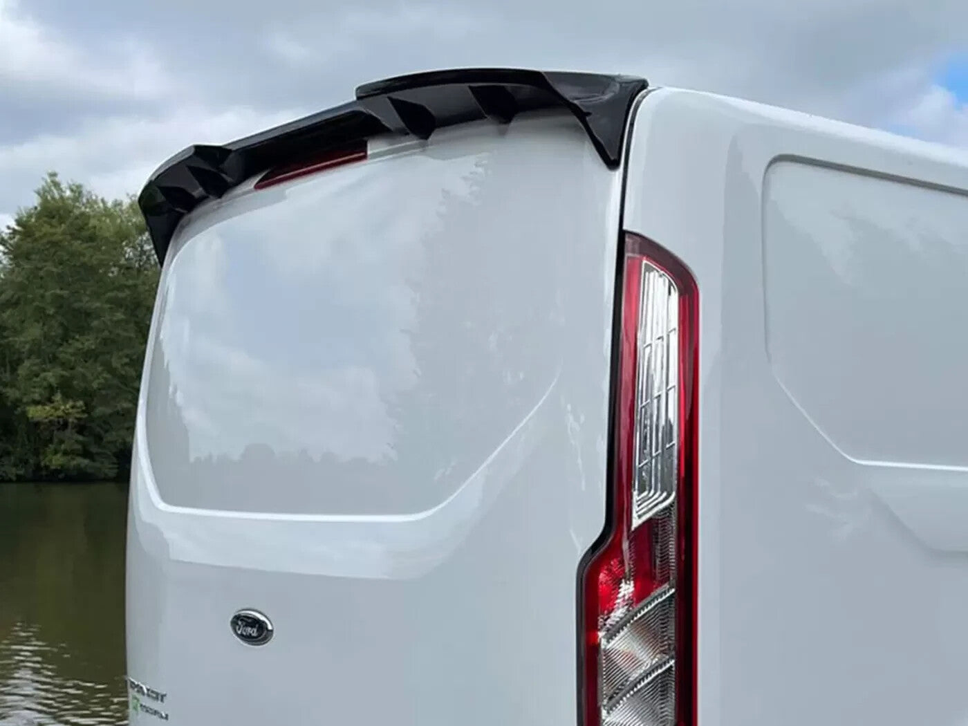Motordrome Rear Wing Boot Roof Spoiler Tailgate Ford Transit Custom Mk1 12-23
