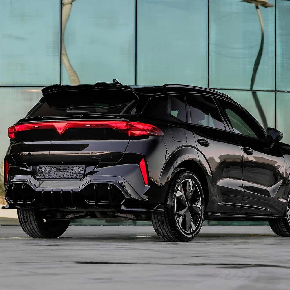 OW  Rear Bumper Diffuser Splitter Styling CUPRA Terramar Mk1 25+ ABS Gloss Black