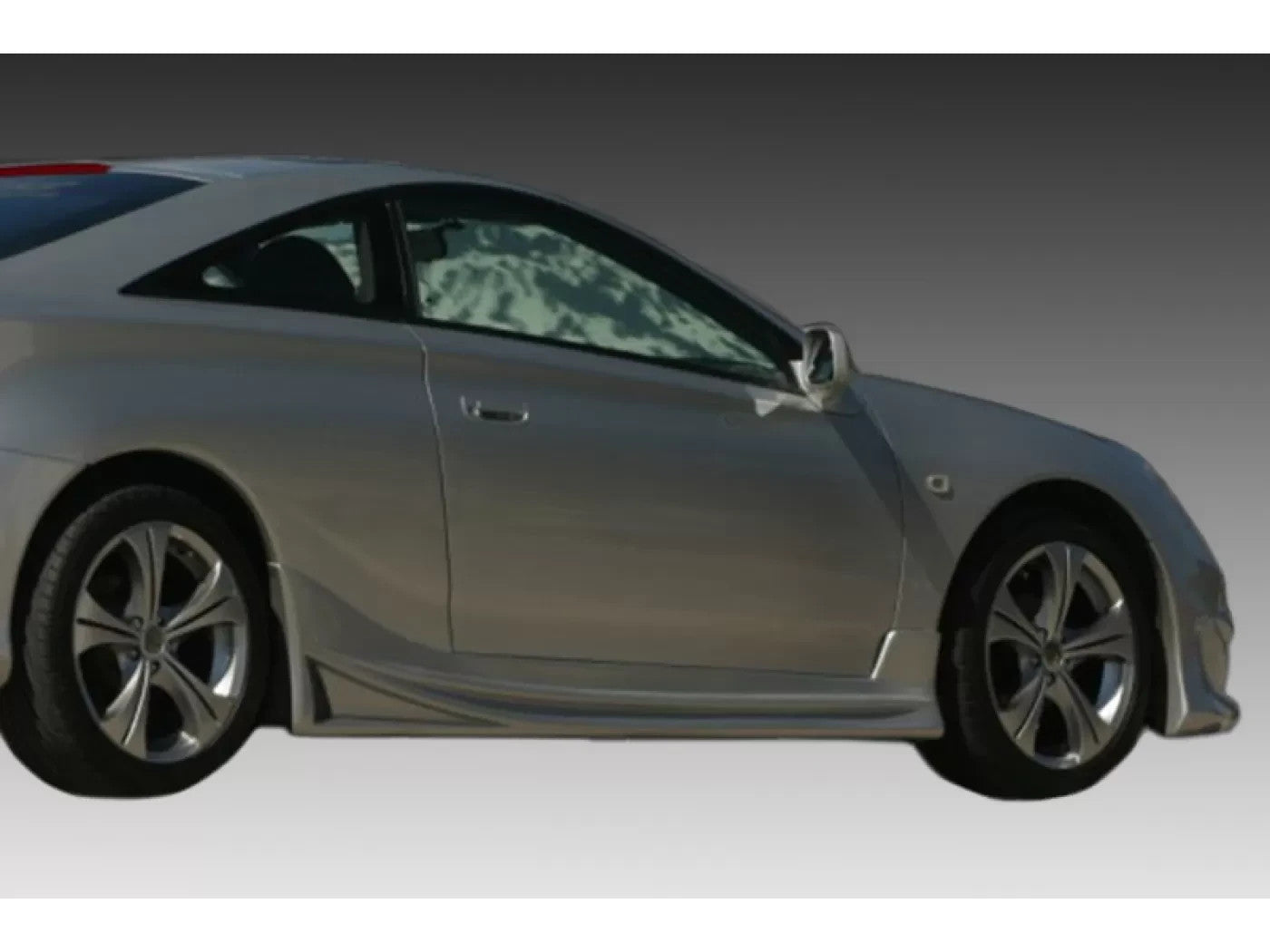 Motordrome Design Side Skirts Extensions Toyota Celica Mk7 99-06 Gloss Black