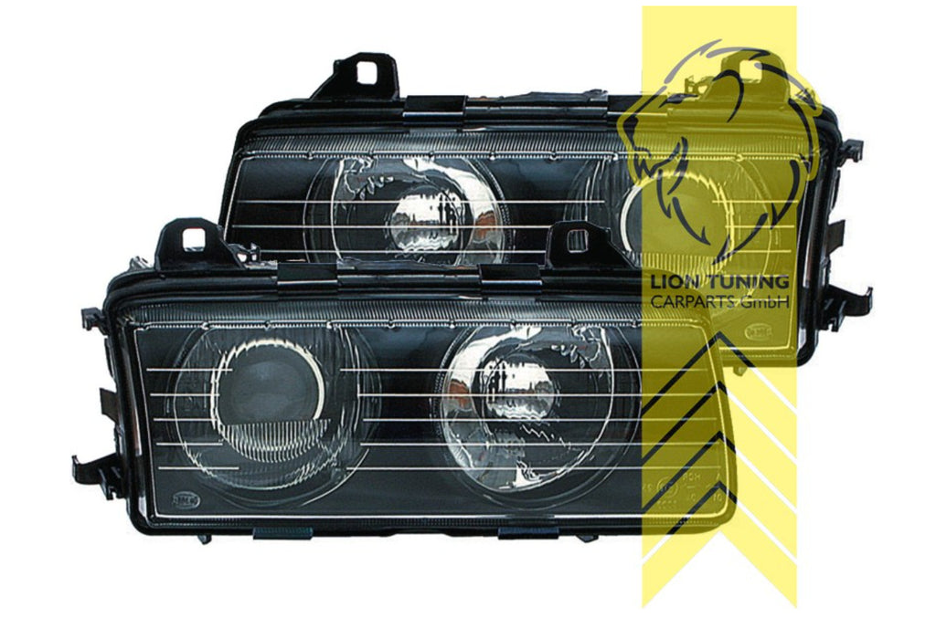 LT Headlights BMW E36 Limo Touring Coupe Cabrio DE Lense RHD LHD Universal