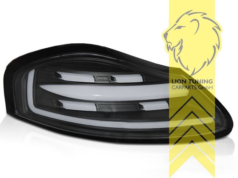 LT LED Lightbar DYNAMIC Rear Lights Tail Lamps Porsche Boxster 986 black Ltd LHD