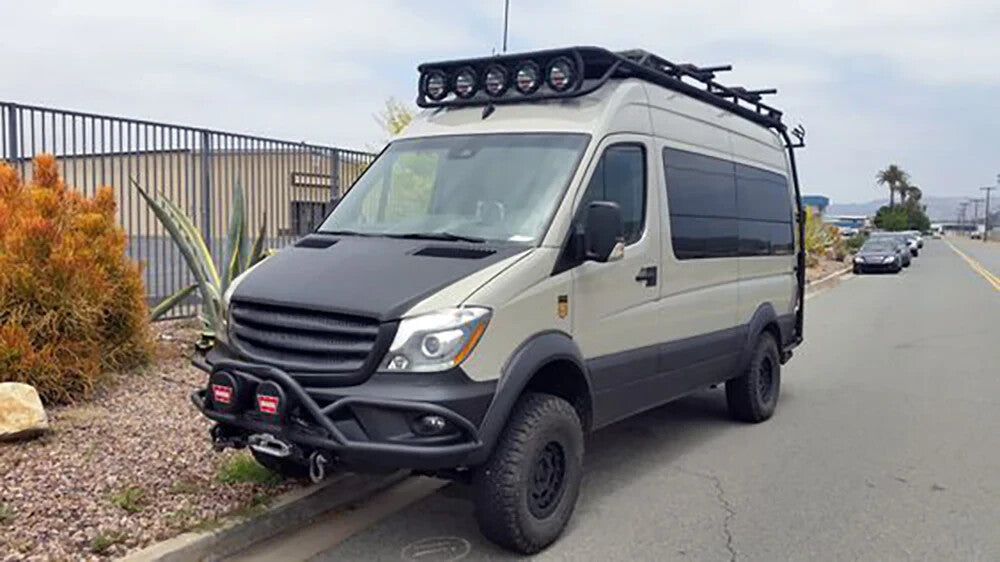 OW Fender Flares Wide Arch Kit MERCEDES Sprinter W906 Facelift 14-18 ABS Black