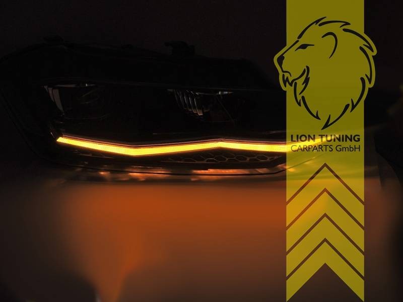LTG Pair LED DRL Headlights VW Polo 2G AW AW1 BZ1 R Line 17-21 LHD EXPORT ONLY