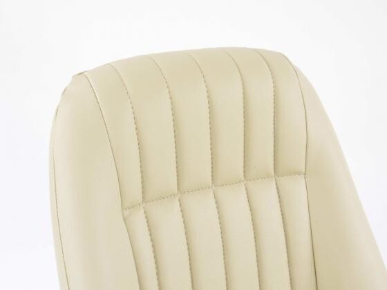 FK Pair Classic Retro Kit Car Bucket Sports Seats - Beige Ivory Cream + slides
