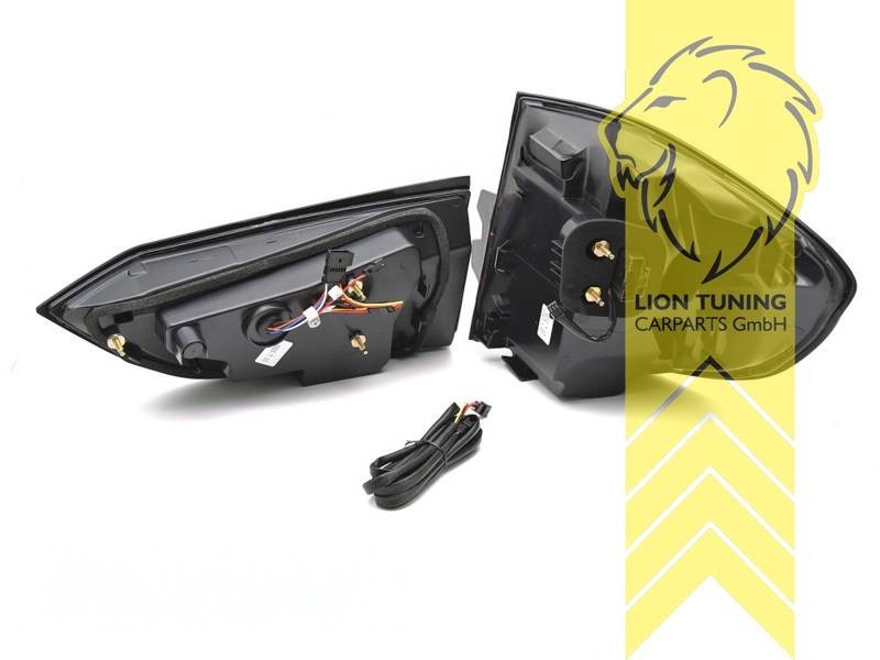 LTG Pair LED Rear Lights Tail Lamps BMW X5 F15 F85 13+ Black Red LHD EXPORT ONLY