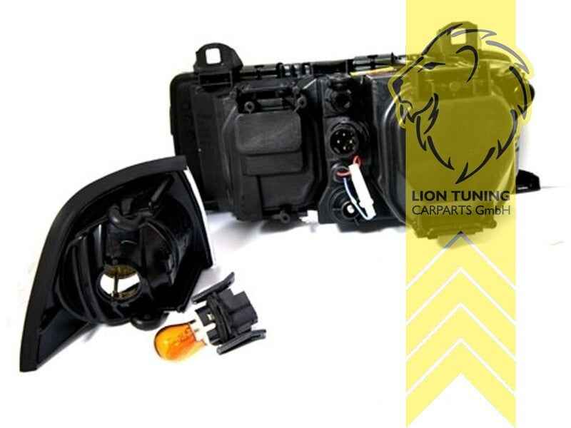 LT LED DRL Halo Headlights BMW E36 Coupe Cabrio black 92-99 LHD RHD Universal