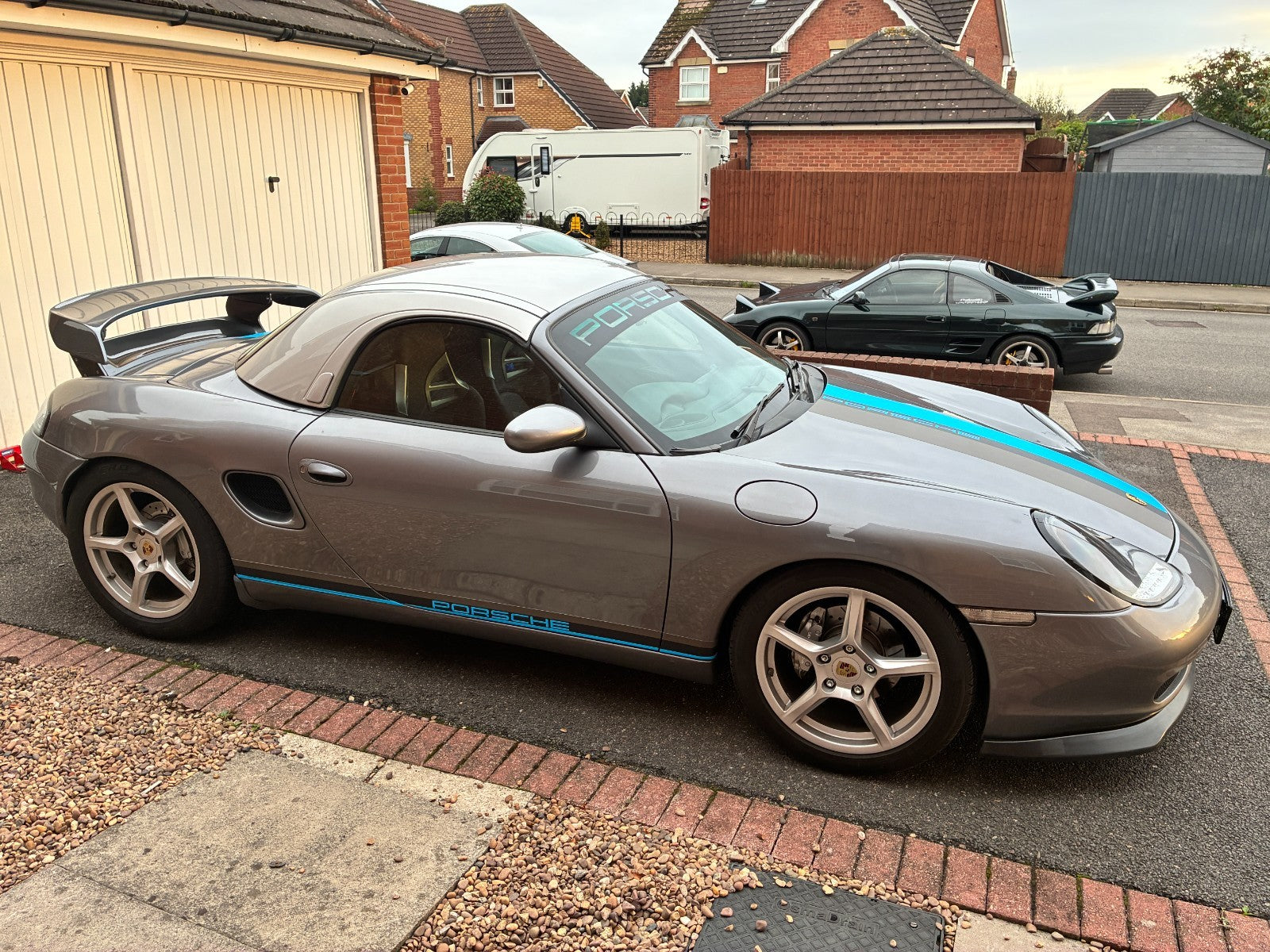 DS Porsche 986 Boxster 96-04 GTS Rear Wing Boot Tail Spoiler GT3 GT4 Unpainted