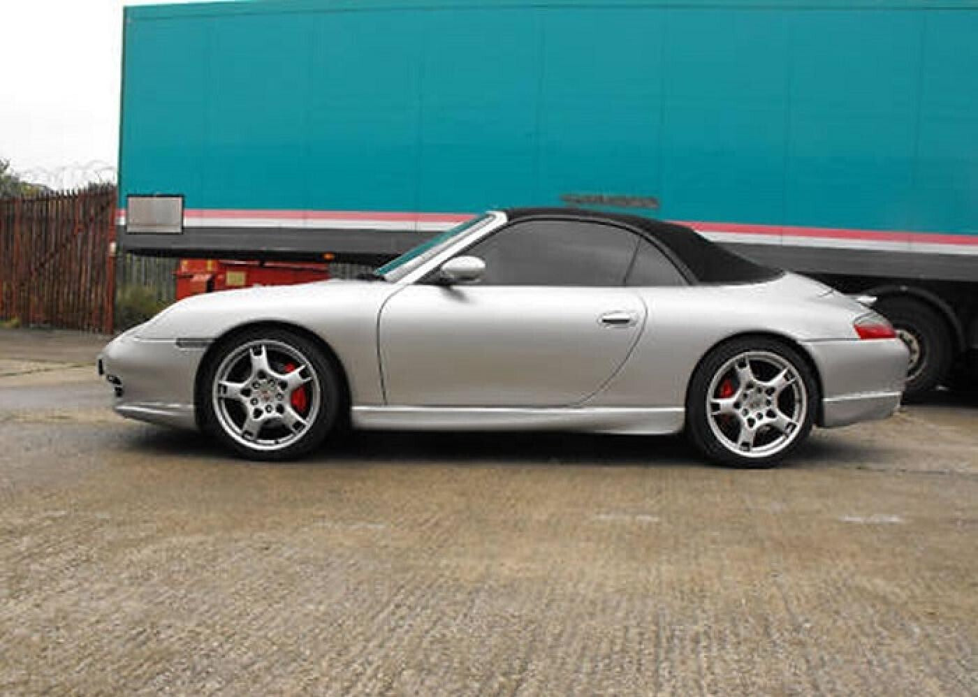 DS Porsche Carrera 996 Aero Side Skirts 1997-2004 grey fibreglass gel coat