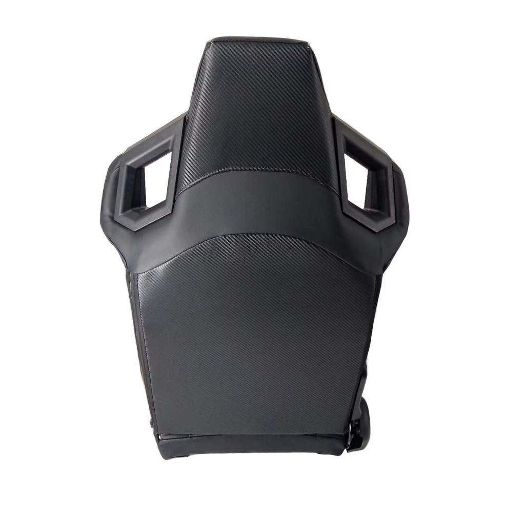 JIABEIR (Manufactured and Dispatched from China) Black Luxury Sports Car / Racing Sim x1 Individual Bucket Seats JBR1085