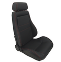 JIABEIR (Manufactured and Dispatched from China) Black / Red / Grey Brown Classic Retro 80's 90's Sports Car / Racing Sim x1 Individual Bucket Seats JBR1081